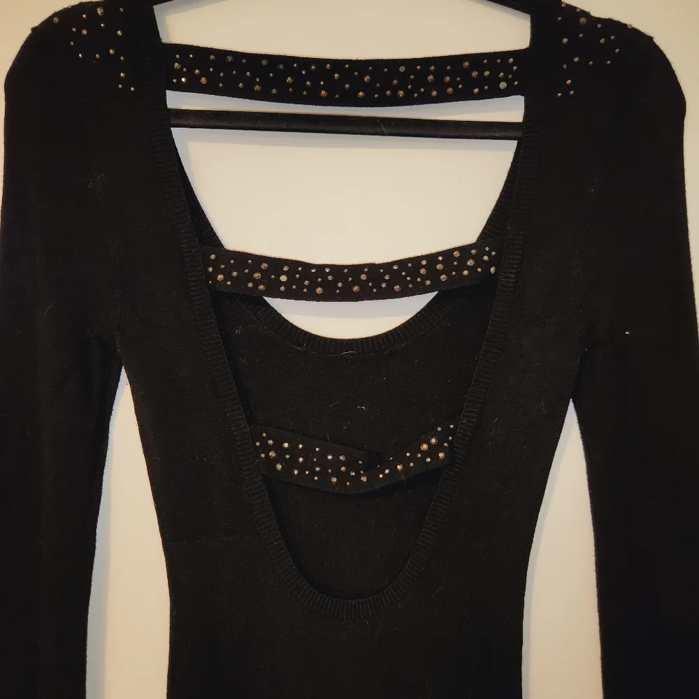 Knit bodycon cocktail dress - Picture 7 of 11